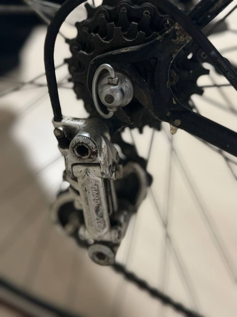 Used Cinelli Supercorsa Campagnolo Record 1968 Road & Gravel, Schwarz — image 3 of 14