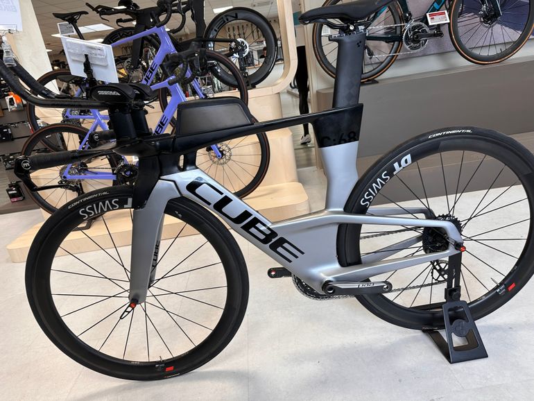 Used CUBE Aerium C:68 SLT 2021 Road & Gravel, Light Gray — image 6 of 8