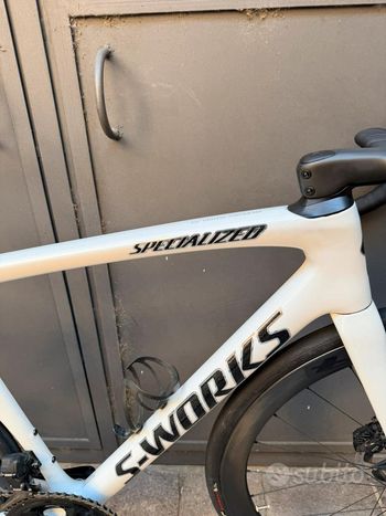 Used Specialized L Tarmac SL7 S-Works DuraAce12v+ Powermeter + Custom Paint Lumacolor 2024 Road & Gravel, White — image 7 of 12