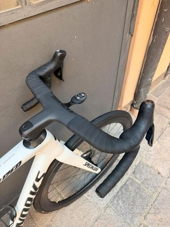 Used Specialized L Tarmac SL7 S-Works DuraAce12v+ Powermeter + Custom Paint Lumacolor 2024 Road & Gravel, White — image 8 of 12