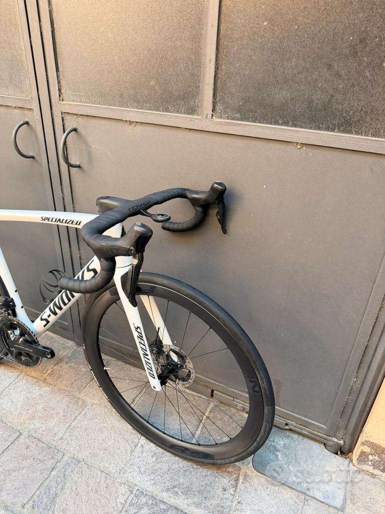Used Specialized L Tarmac SL7 S-Works DuraAce12v+ Powermeter + Custom Paint Lumacolor 2024 Road & Gravel, White — image 10 of 12