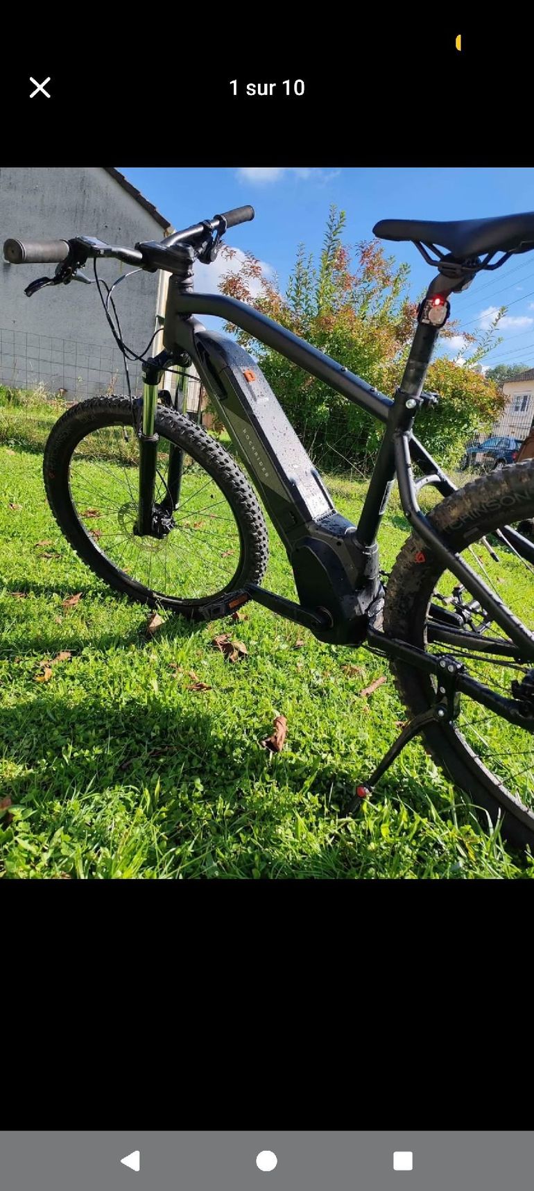 Used ROCKRIDER 27.5" Hardtail Electric Mountain Bike E-ST 500 2023 2023 Mountainbike, Black, 27.5 — image 2 of 10