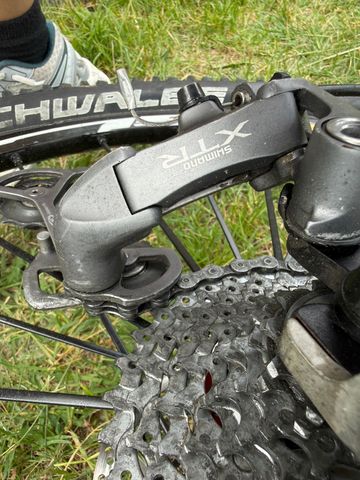 Used Cannondale Custom Shimano XTR 2008 Mountainbike, Light Gray — image 9 of 11
