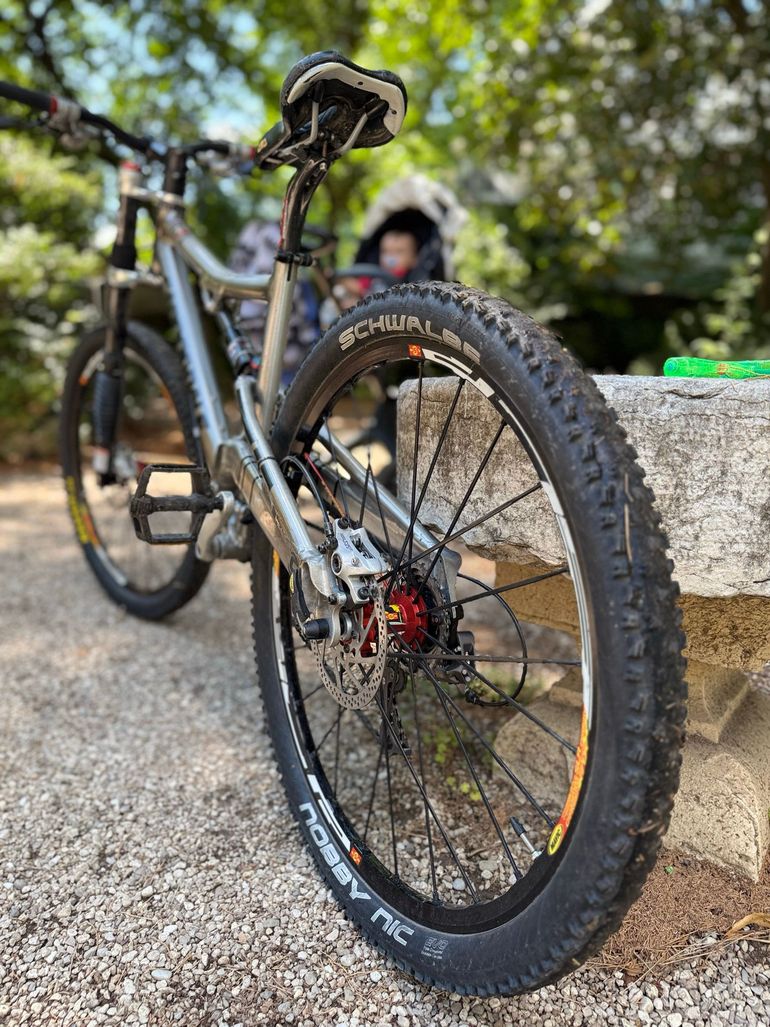 Used Cannondale Cannondale Custom Shimano XTR 2008 Mountainbike, Grigio chiaro — image 3 of 11