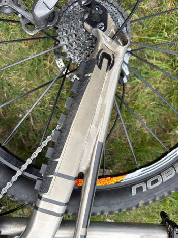 Used Cannondale Cannondale Custom Shimano XTR 2008 Mountainbike, Grigio chiaro — image 8 of 11