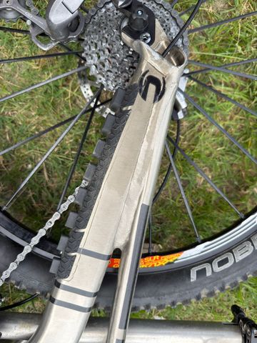 Used Cannondale Custom Shimano XTR 2008 Mountainbike, Light Gray — image 8 of 11