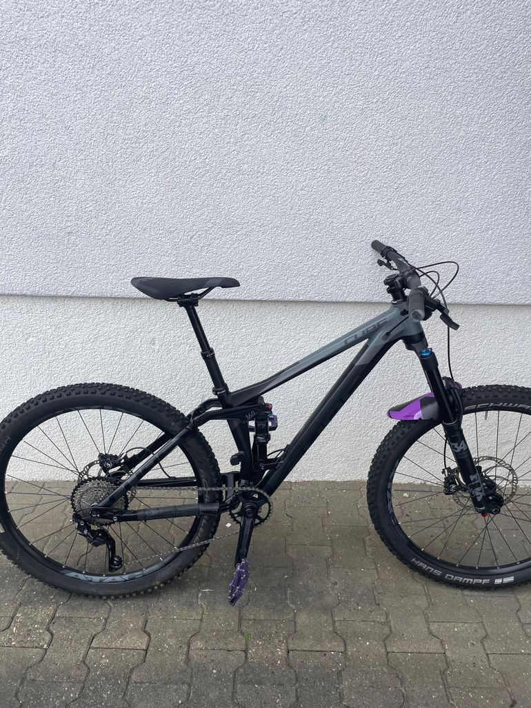 Used CUBE STEREO 160 Race 27.5 2018 2018 Mountainbike — image 6 of 7