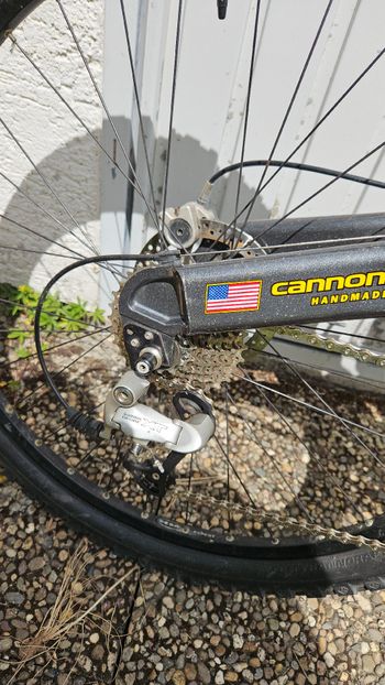 Used Cannondale Jekyll Shimano Deore XT 2001 Mountainbike, Light Gray — image 4 of 5