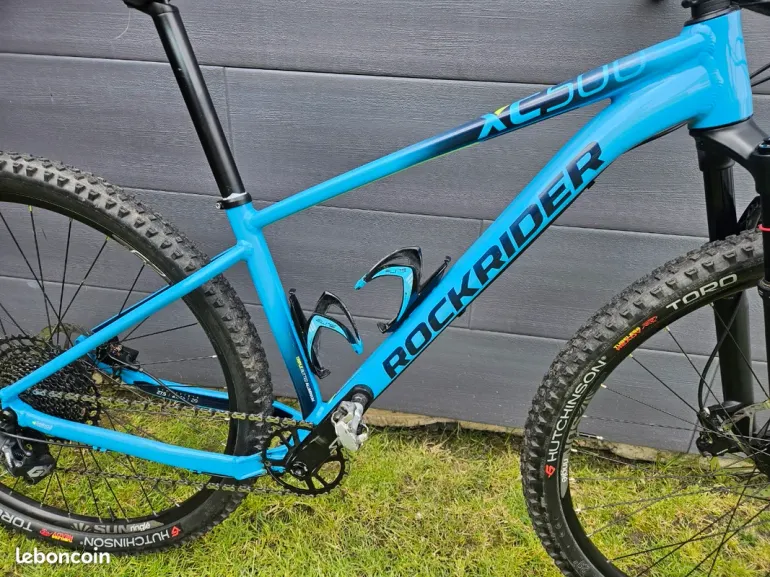 Used ROCKRIDER 29" Semi Rigid Mountain Bike XC 500 Eagle 1x12 2021 2021 Mountainbike, Blue — image 2 of 8