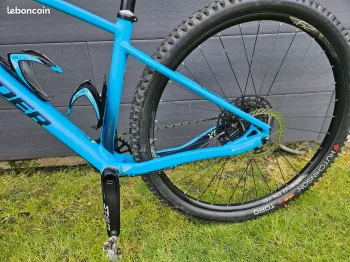 Used ROCKRIDER 29" Semi Rigid Mountain Bike XC 500 Eagle 1x12 2021 2021 Mountainbike, Blue — image 7 of 8