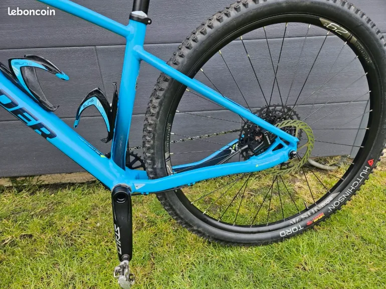 Used ROCKRIDER 29" Semi Rigid Mountain Bike XC 500 Eagle 1x12 2021 2021 Mountainbike, Blue — image 7 of 8