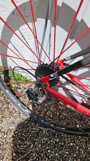Used Felt Custom Campagnolo Record 2007 Road & Gravel, Red — image 3 of 6