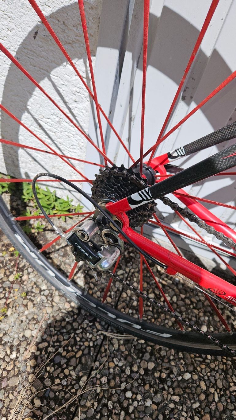 Used Felt Felt Custom Campagnolo Record 2007 Road & Gravel, Rojo — image 3 of 6