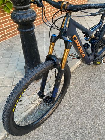 Used Orbea RISE H10 20mph 2022 2022 Mountainbike, Blue, 29 — image 4 of 5