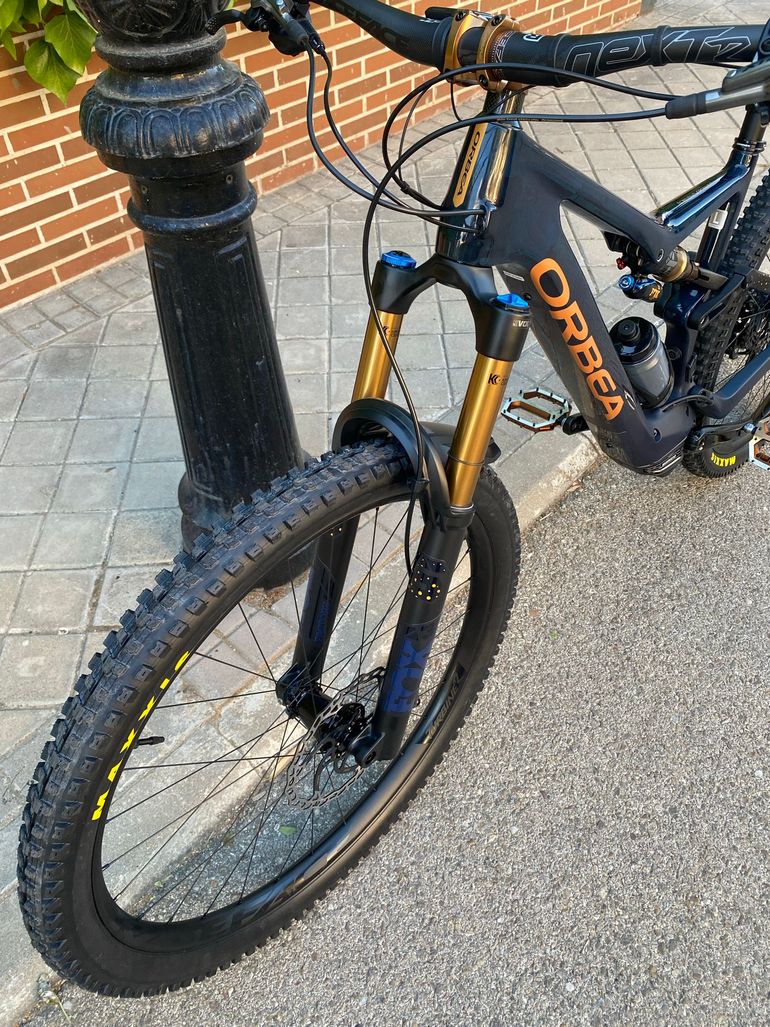 Used Orbea RISE H10 20mph 2022 2022 Mountainbike, Blue, 29 — image 4 of 5