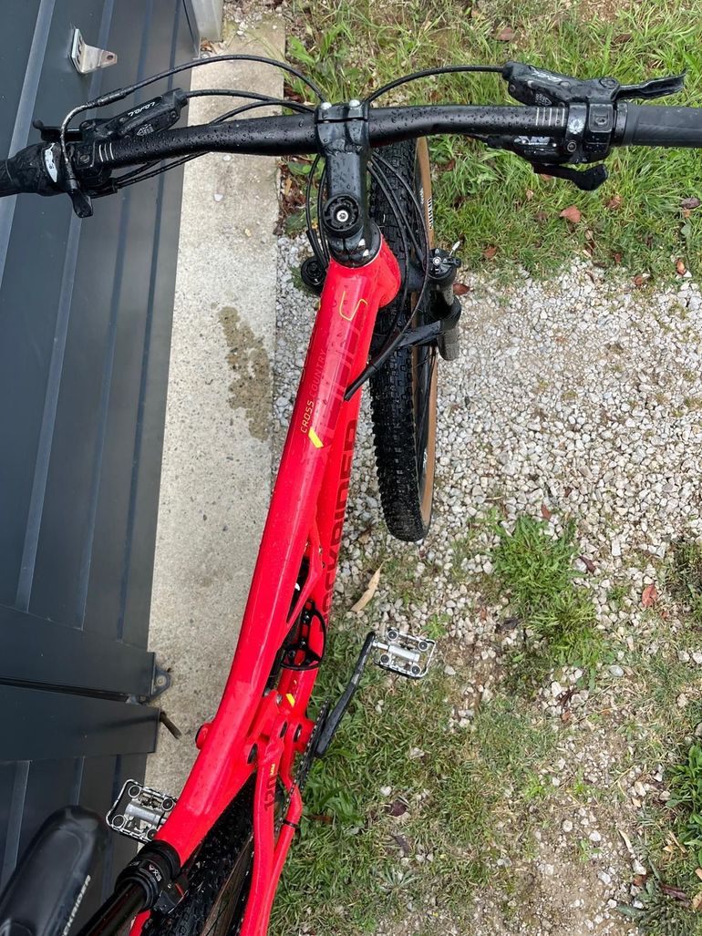 Used ROCKRIDER 29 Inch MOUNTAIN BIKE FULL SUSPENSION XC 100 SRAM NX 2023 2023 Mountainbike, Red, 29 — image 4 of 4