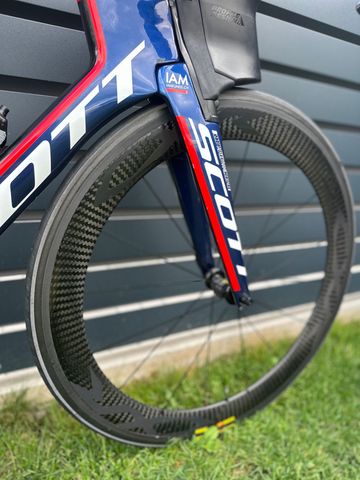 Scott Plasma Premium 5 RC Custom Shimano Dura Ace Di2 2018 Road & Gravel usato, Blu — immagine 5 di 13