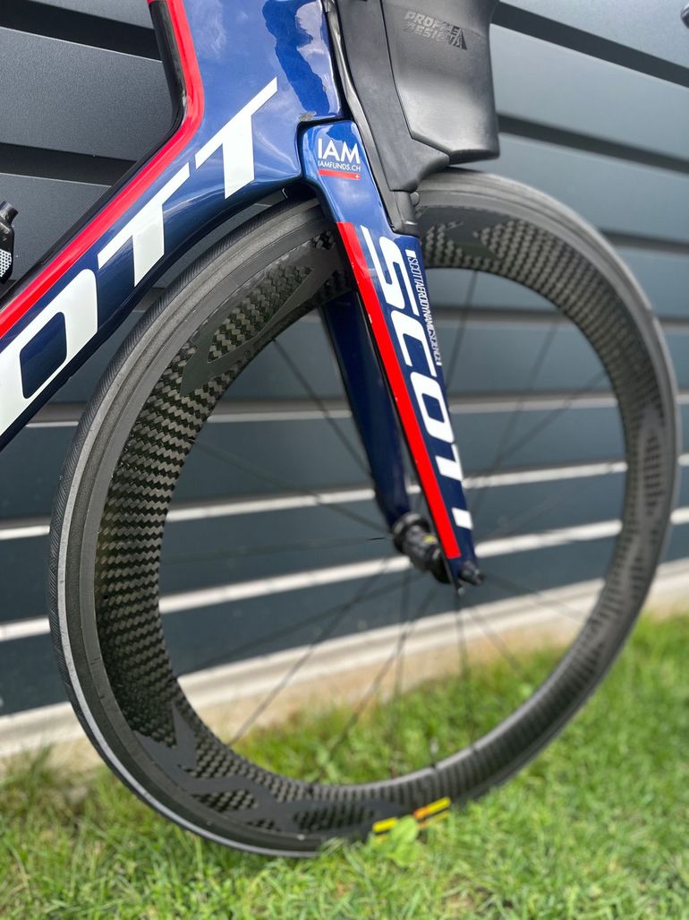 Used Scott Plasma Premium 5 RC Scott Plasma Premium 5 RC Custom Shimano Dura Ace Di2 2018 Road & Gravel, Blue — image 5 of 13