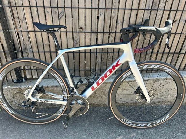 Used Look 765 Optimum - CAMPAGNOLO CHORUS 2024 2024 Road & Gravel, Light Gray — image 1 of 26