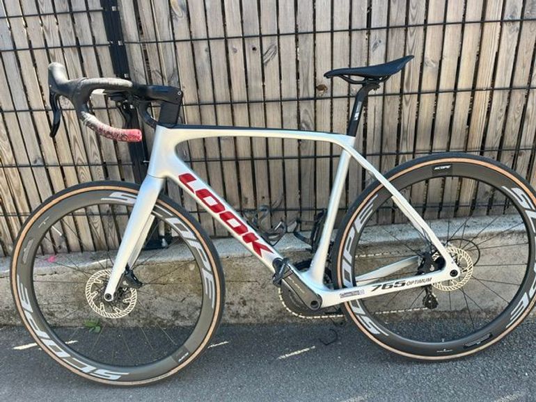 Used Look 765 Optimum - CAMPAGNOLO CHORUS 2024 2024 Road & Gravel, Light Gray — image 2 of 26