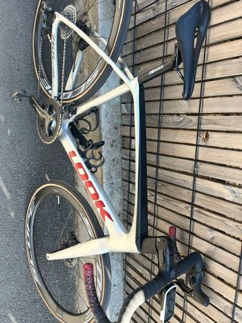 Used Look 765 Optimum - CAMPAGNOLO CHORUS 2024 2024 Road & Gravel, Light Gray — image 9 of 26