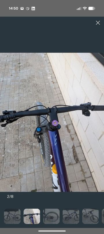Gebrauchtes Canyon lux cfr Custom SRAM GX Eagle AXS 2025 Mountainbike, Violett, 29 — Bild 3 von 23