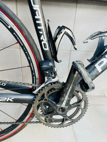 Used Pinarello FP Quattro Easy-Fit Force / Rival Bike 2013 2013 Road & Gravel, Negro — image 5 of 8