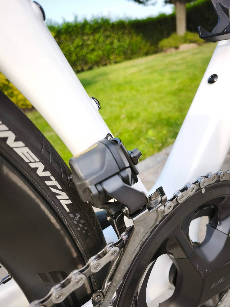 Used Wilier Filante SL SHIMANO ULTEGRA Di2 R8170 2X12S WITH INPEAK POWERCRANK-E SINGLE 2025 2025 Road & Gravel, White — image 5 of 6