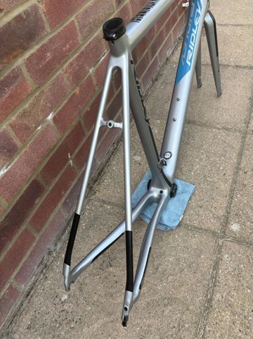 Used Ridley Helium X - Frame/Fork Set 2019 Frameset 2019 Road & Gravel, Light Gray — image 6 of 7