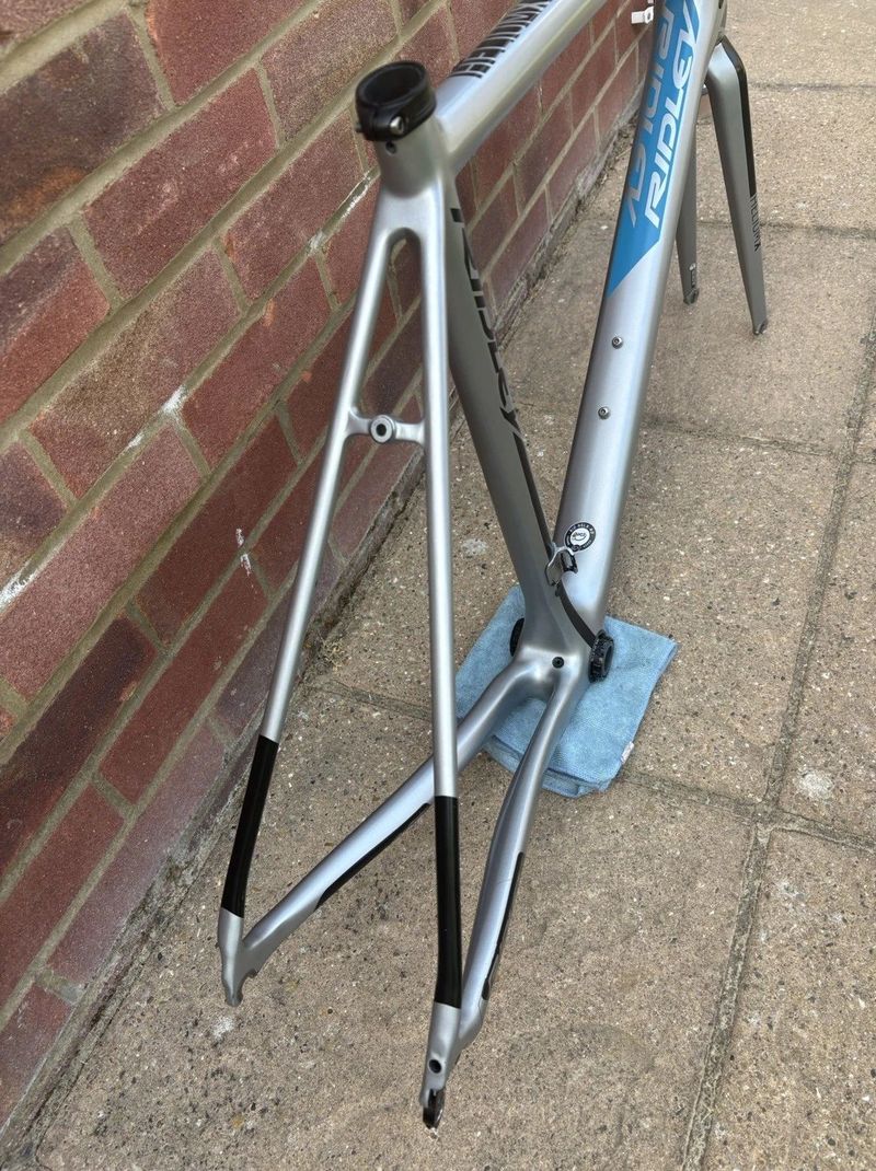 Used Ridley Helium X - Frame/Fork Set 2019 Frameset 2019 Road & Gravel, Light Gray — image 6 of 7