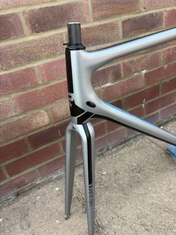 Used Ridley Helium X - Frame/Fork Set 2019 Frameset 2019 Road & Gravel, Light Gray — image 3 of 7