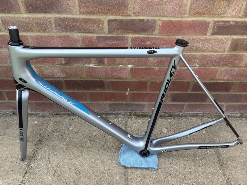 Used Ridley Helium X - Frame/Fork Set 2019 Frameset 2019 Road & Gravel, Light Gray — image 1 of 7
