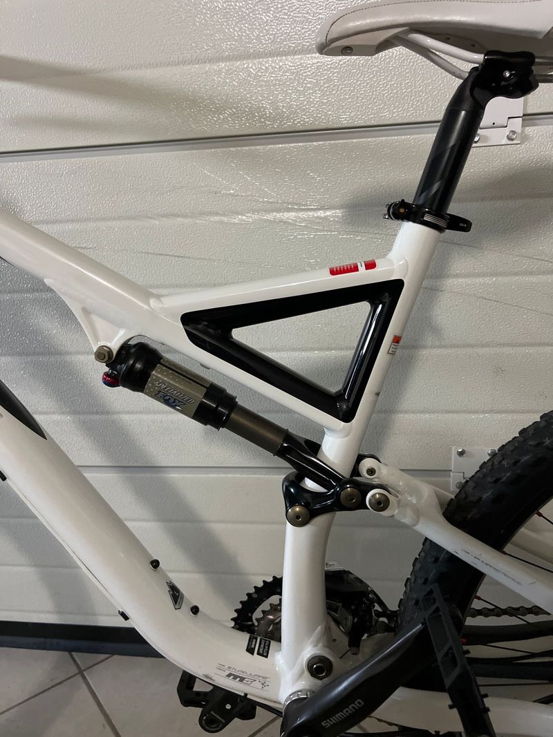 Gebrauchtes Specialized Stumpjumper SRAM X9 2009 Mountainbike, Weiß — Bild 10 von 10