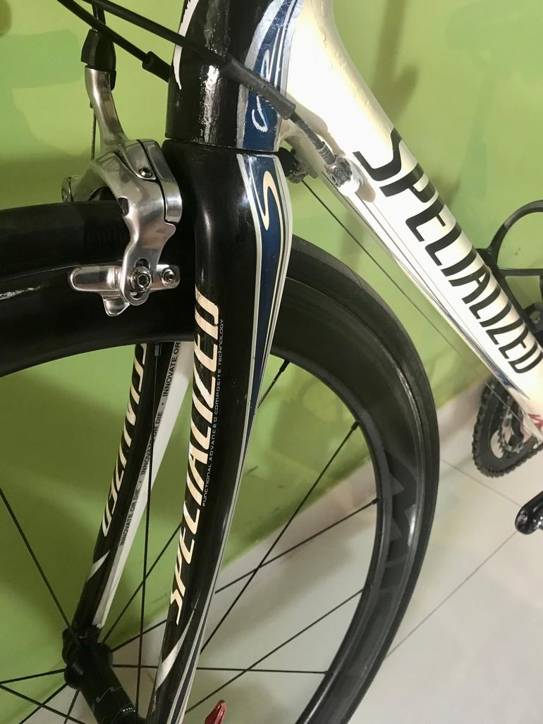 Used Specialized Tarmac Shimano 105 2008 Road & Gravel, Weiß — image 4 of 22