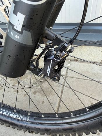 Used Nukeproof Mega Shimano Deore XT 2021 Mountainbike, Hellgrau — image 6 of 9