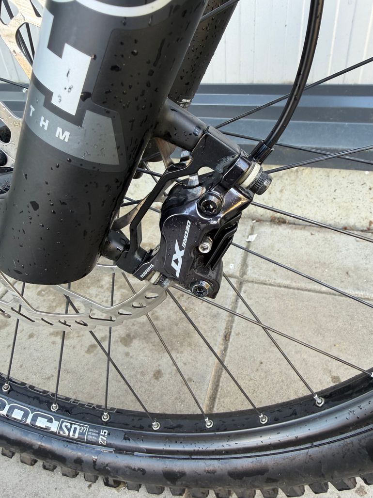 Used Nukeproof Mega Shimano Deore XT 2021 Mountainbike, Hellgrau — image 6 of 9