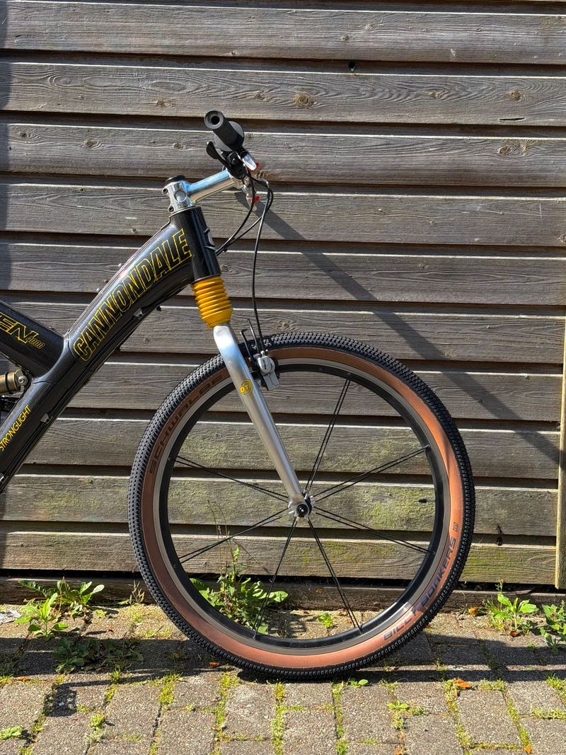 Used Cannondale Custom Shimano Dura Ace Di2 2000 Mountainbike, Black — image 2 of 6