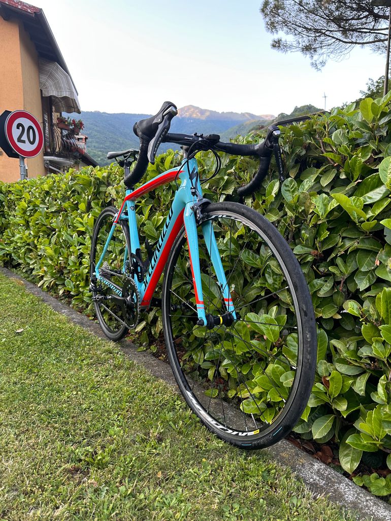 Used Specialized Men's Tarmac SL5 Expert DA 2018 2018 Road & Gravel, Blue — image 4 of 4