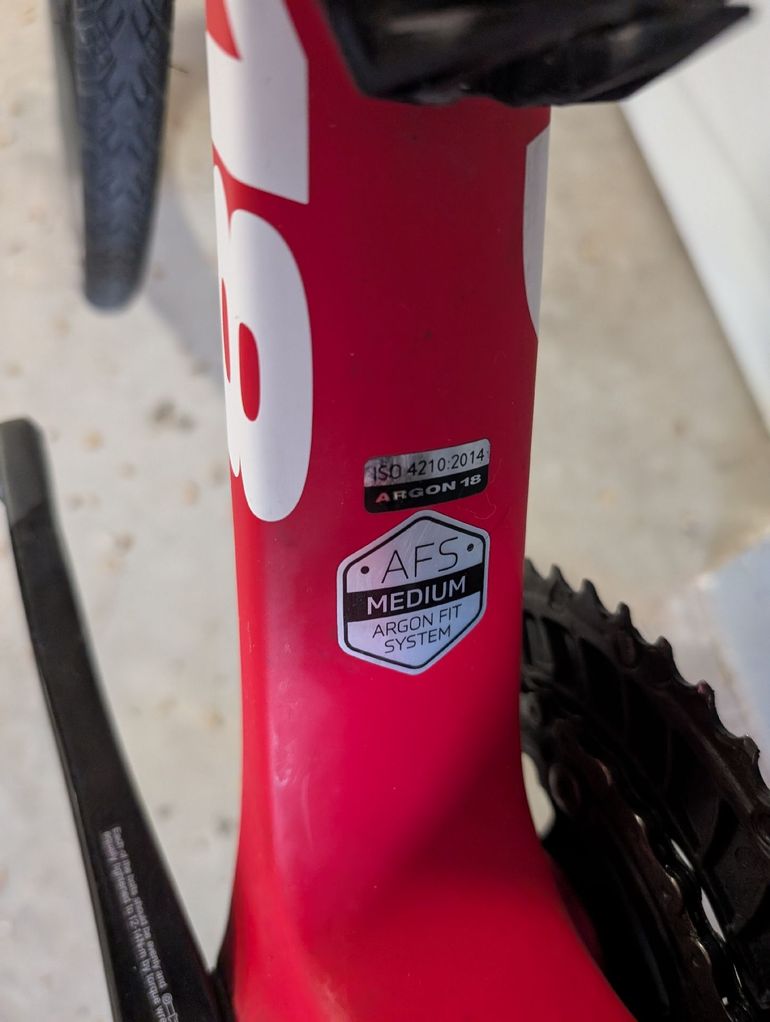 Used Argon 18 Gallium Shimano 105 2020 Road & Gravel, Red — image 5 of 6