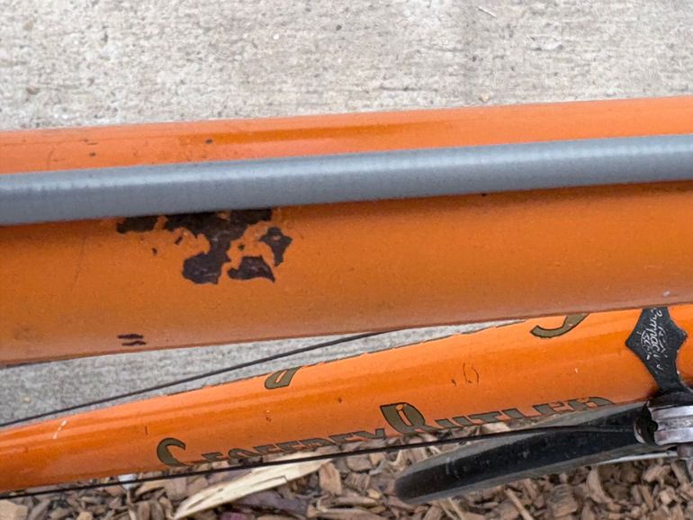 Used Geoffrey Butler Vintage 1970s Touring Bicycle 1970 Road & Gravel, Orange — image 23 of 23