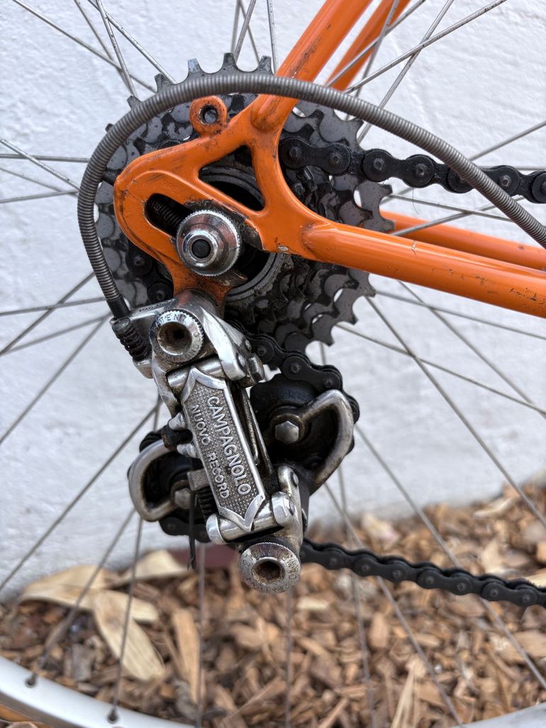 Used Geoffrey Butler Vintage 1970s Touring Bicycle 1970 Road & Gravel, Orange — image 6 of 23