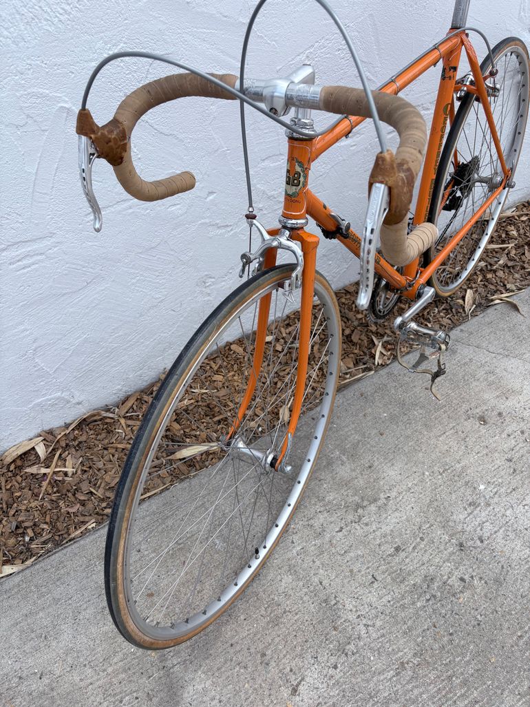 Used Geoffrey Butler Vintage 1970s Touring Bicycle 1970 Road & Gravel, Orange — image 3 of 23
