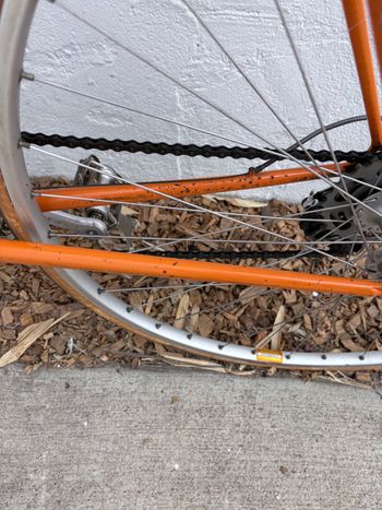 Used Geoffrey Butler Vintage 1970s Touring Bicycle 1970 Road & Gravel, Orange — image 21 of 23