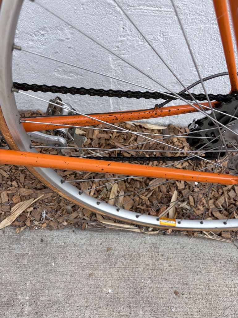 Used Geoffrey Butler Vintage 1970s Touring Bicycle 1970 Road & Gravel, Orange — image 21 of 23