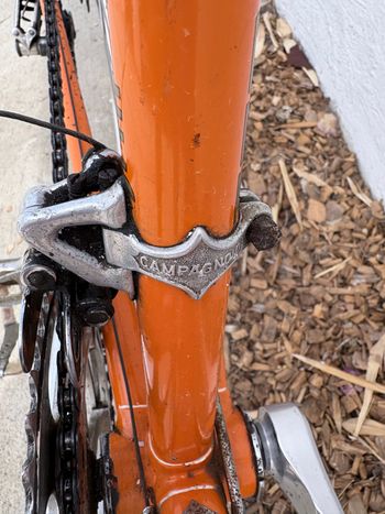 Used Geoffrey Butler Vintage 1970s Touring Bicycle 1970 Road & Gravel, Orange — image 17 of 23