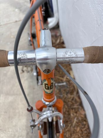 Used Geoffrey Butler Vintage 1970s Touring Bicycle 1970 Road & Gravel, Orange — image 14 of 23
