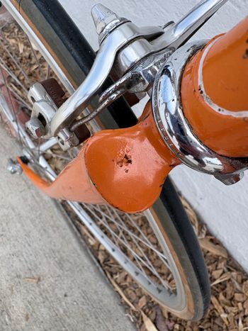Used Geoffrey Butler Vintage 1970s Touring Bicycle 1970 Road & Gravel, Orange — image 19 of 23