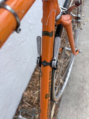 Used Geoffrey Butler Vintage 1970s Touring Bicycle 1970 Road & Gravel, Orange — image 13 of 23
