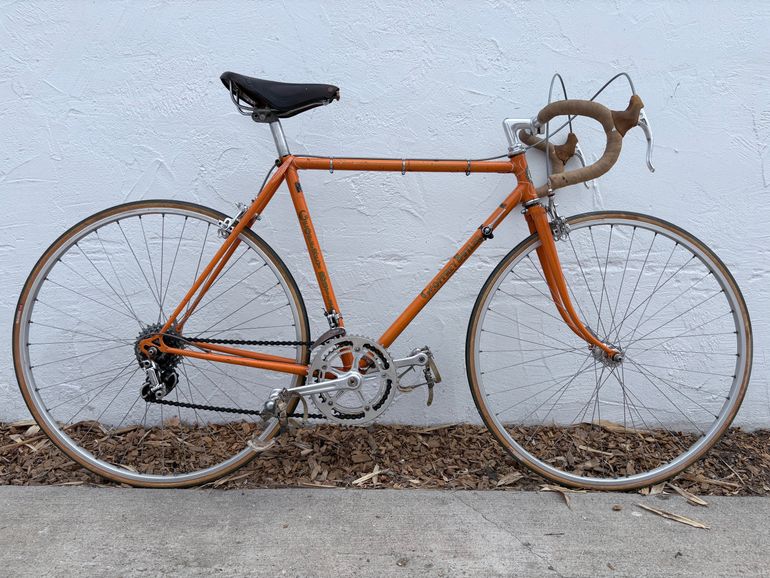 Used Geoffrey Butler Vintage 1970s Touring Bicycle 1970 Road & Gravel, Orange — image 1 of 23