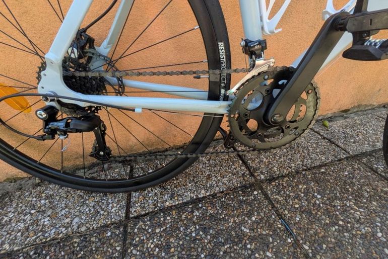 Used TRIBAN Rennrad Radtouren RC120 Scheibenbremsen hellgrau 2025 2025 Road & Gravel, Gris claro — image 6 of 7